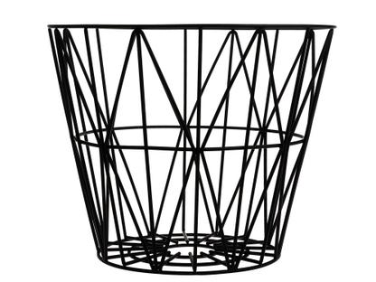 Wire Basket Large (H 45 x Ø 60 cm)|Black