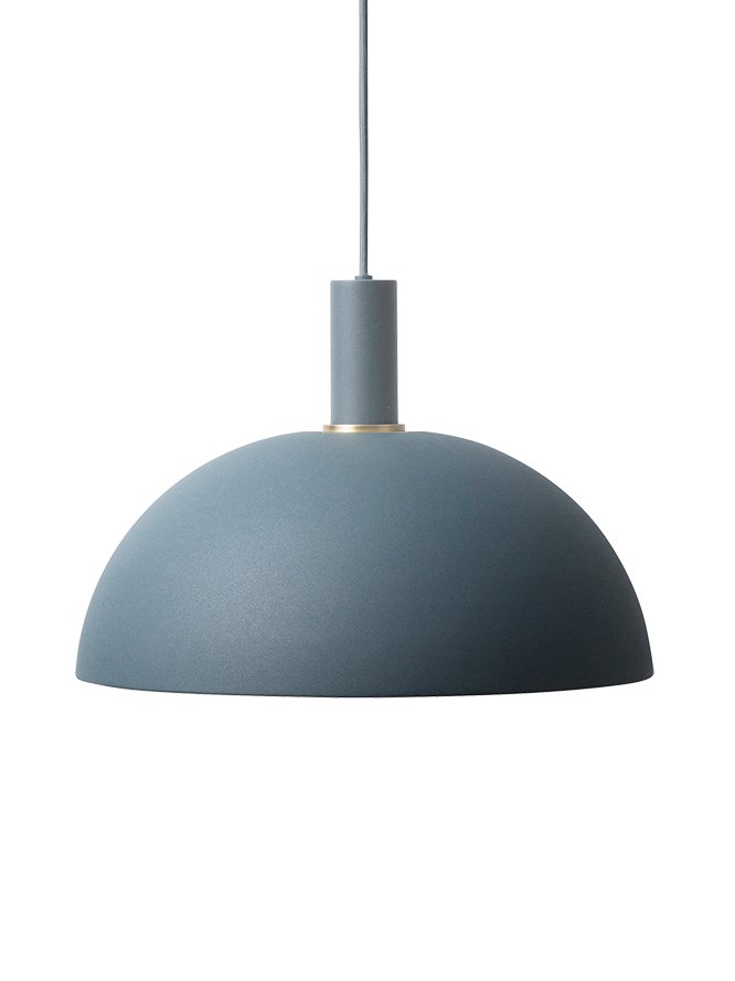 teater Maleri hvordan man bruger Ferm Living Collect Lighting, Low, Dark blue, Dome, Dark blue by Ferm Living  - Designer furniture by smow.com