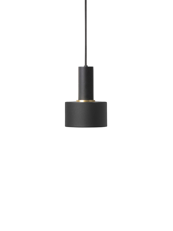 Ferm Living Collect Lighting Low Black Disc Black