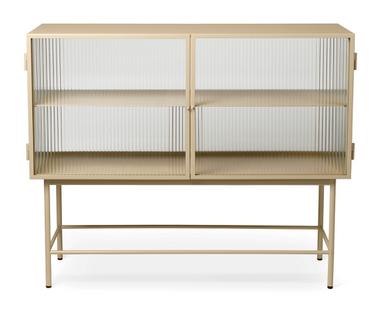 Haze Sideboard Cashmere - Reeded glass