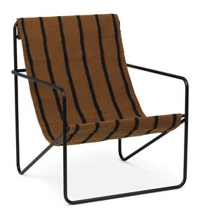 Desert Lounge Chair Black / stripes