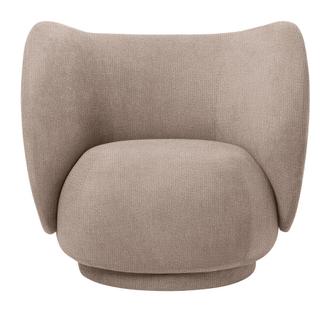 Rico Lounge Chair Fabric Bouclé - Sand