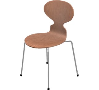 Fritz Hansen Ant Chair - Colored Ash