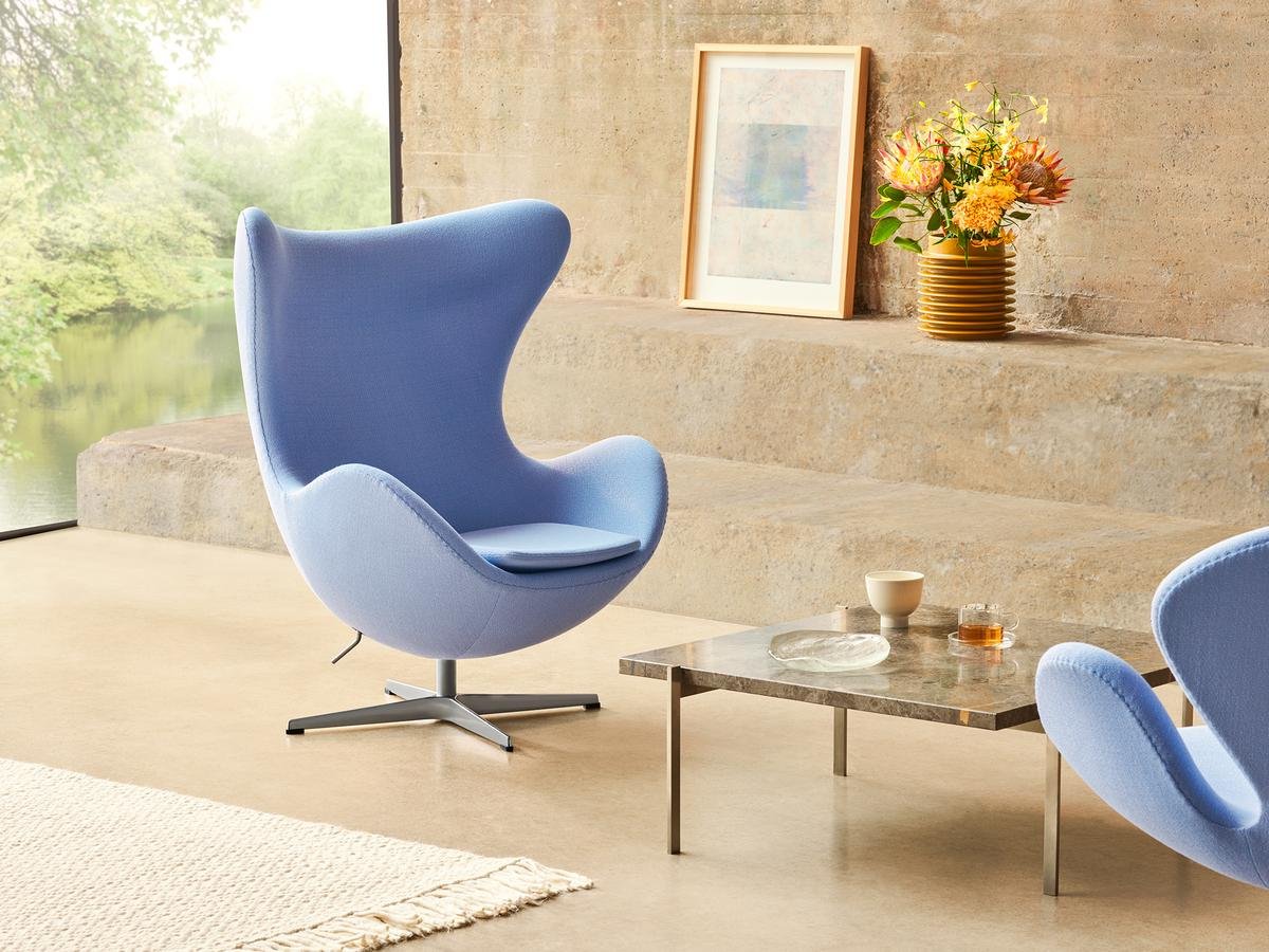 Fritz Hansen Egg Chair by Arne Jacobsen, 1958 Designer furniture by