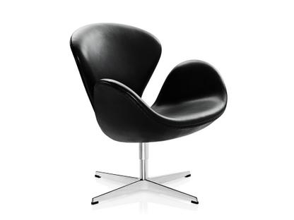 Swan Chair 40 cm|Leather Grace|Black