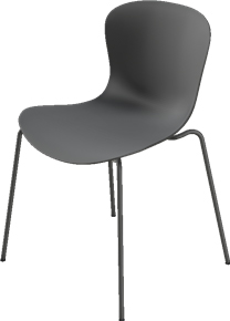 NAP Stacking Chair 45 cm|Pepper Grey|Shell colour