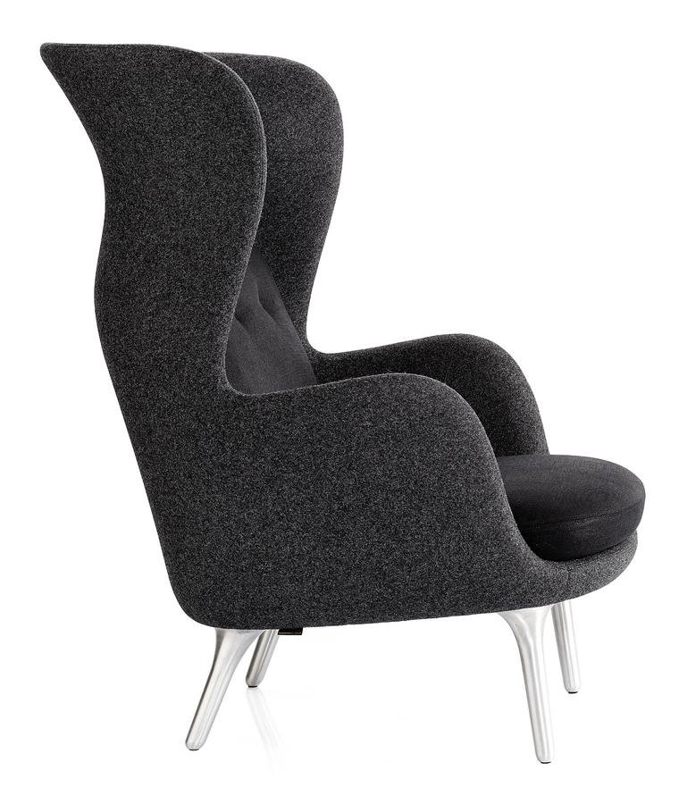 fritz hansen sessel ro 10, fritz hansen ro, black, without footstool by jaime hayon, 2013, Design ideen