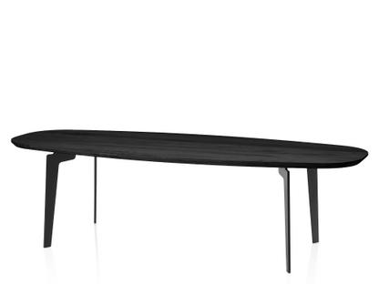 Join Coffee Table FH61 - Oval 130 x 50 cm|Black varnished oak