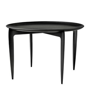 Objects Tray Table Black, Ø 60 cm
