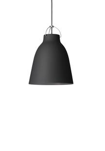 Caravaggio Matt Pendant Lamp P2 (Ø 25,8 cm)|Black