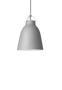 Caravaggio Matt Pendant Lamp P2 (Ø 25,8 cm)|Light grey