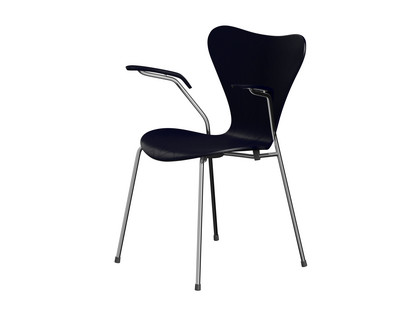 Series 7 Armchair 3207 Chair New Colours Coloured ash|Midnight blue|Chrome