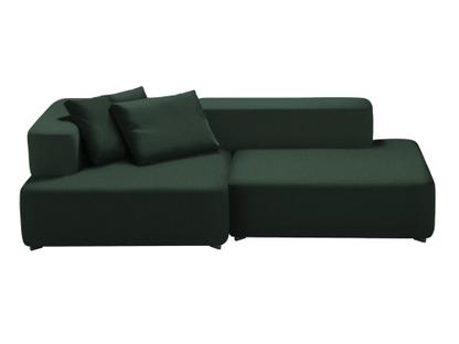 Alphabet Sofa Left armrest|Christianshavn 1160 - Dark green uni