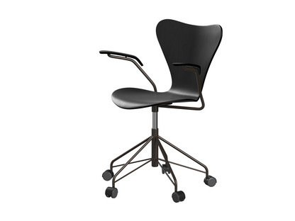 Series 7 Swivel Chair 3117 / 3217 New Colours With armrests|Coloured ash|Black|Brown bronze