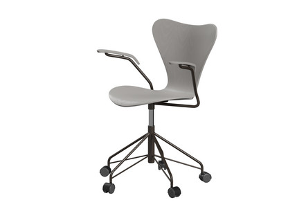 Series 7 Swivel Chair 3117 / 3217 New Colours With armrests|Coloured ash|Nine grey|Brown bronze