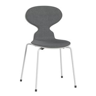 Ant Chair 3101 with Front Padding Coloured ash|White|Remix 143 - Grey|White
