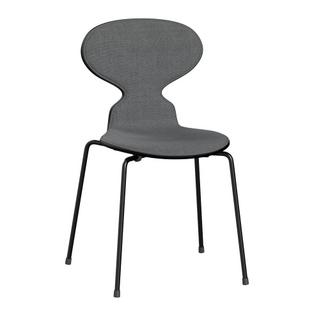 Ant Chair 3101 with Front Padding Coloured ash|Black|Remix 143 - Grey|Black