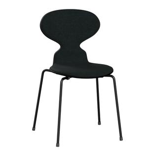 Ant Chair 3101 with Front Padding Coloured ash|Black|Remix 183 - Black|Black