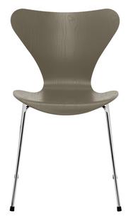 Series 7 Chair 3107 Coloured ash|Olive Green|Chrome