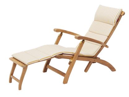 Steamer Deck Chair Golden Yellow Stripe