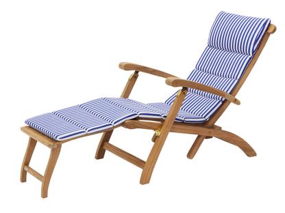Steamer Deck Chair Sea blue Stripe
