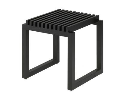 Cutter Stool Black lacquered oak