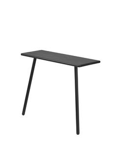 Georg Wall Table Console Table (90 x 32 x 73 cm)|Black oak