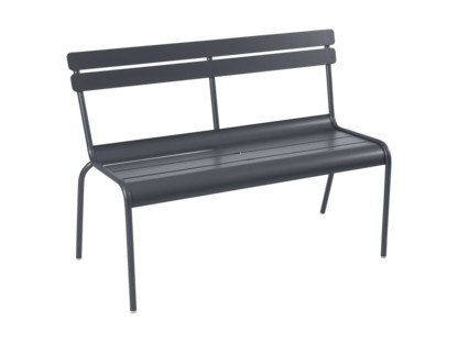 Luxembourg Bench with Backrest Anthracite