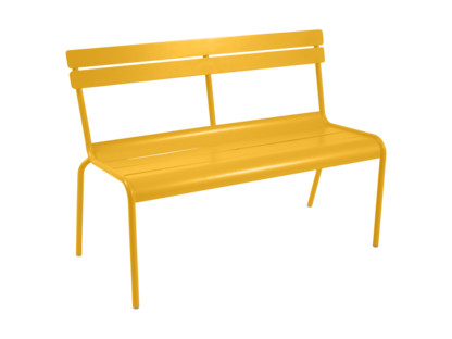 Luxembourg Bench with Backrest Honey