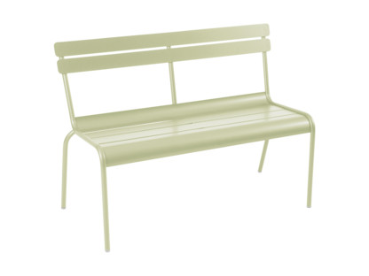 Luxembourg Bench with Backrest Willow green