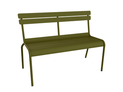 Luxembourg Bench with Backrest Pesto