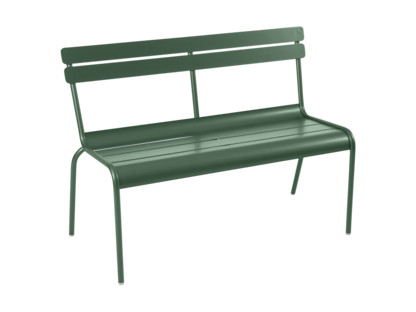 Luxembourg Bench with Backrest Cedar green