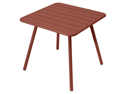 Luxembourg Garden Table 80 x 80 cm|Red ochre