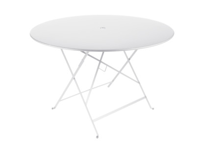 Bistro Folding Table round H 74 x Ø 117 cm|Cotton white