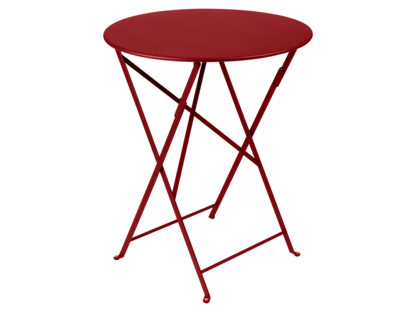 Bistro Folding Table round H 74 x Ø 60 cm|Chili