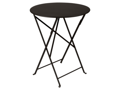 Bistro Folding Table round H 74 x Ø 60 cm|Liquorice