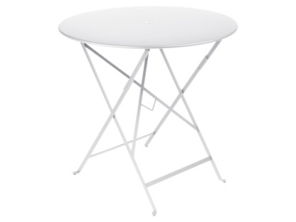 Bistro Folding Table round H 74 x Ø 77 cm|Cotton white