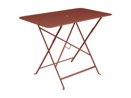 Bistro Folding Table rectangular H 74 x W 97 x D 57 cm|Red ochre