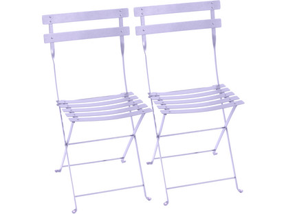 Bistro Folding Chair Set of 2 Marshmallow