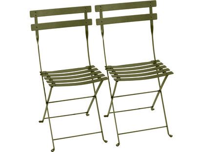 Bistro Folding Chair Set of 2 Pesto