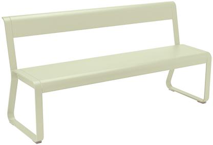 Bellevie Bench with Back Willow green