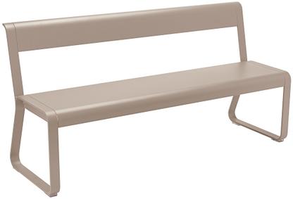 Bellevie Bench with Back Nutmeg