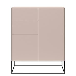 F40 Combi chest of drawers With frame|Rose matte