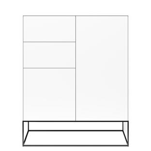 F40 Combi chest of drawers With frame|Snow matte