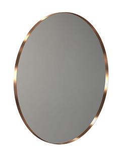 Unu Mirror round ø 100 cm|Brushed copper