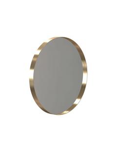 Unu Mirror round ø 40 cm|Brushed gold
