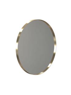 Unu Mirror round ø 60 cm|Brushed gold