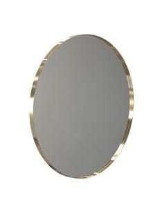 Unu Mirror round ø 80 cm|Brushed gold