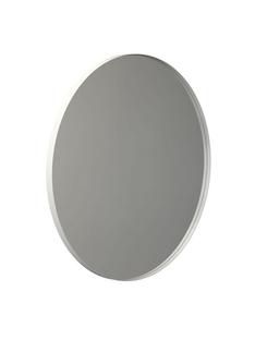 Unu Mirror round ø 80 cm|White matt