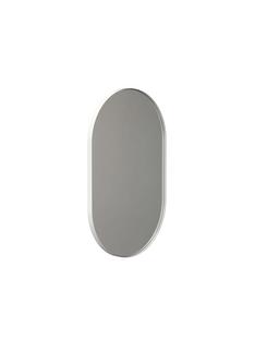 Unu Mirror oval H 100 x W 60 cm|White matt